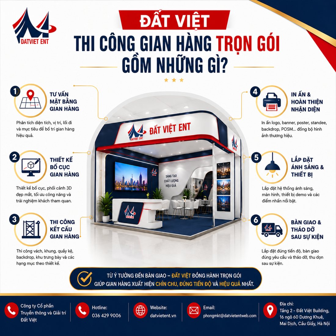 Gói thi công trọn gói 6 hạng mục